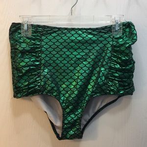 Kortni Jeane Mermaid High Waist Swim Bottom